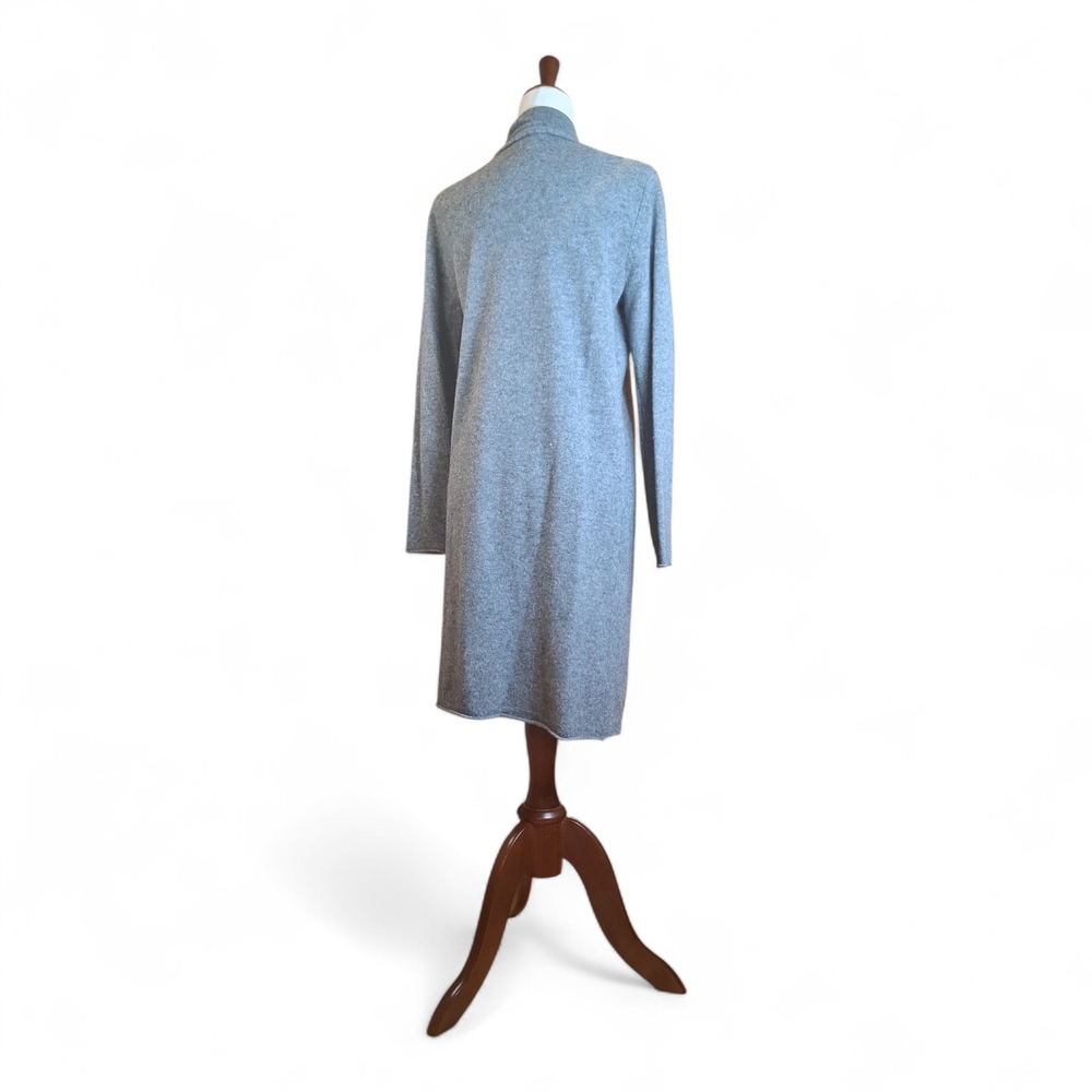 Neiman Marcus Women's Dark Grey Cashmere Open Cardigan M - Picture 2 of 3